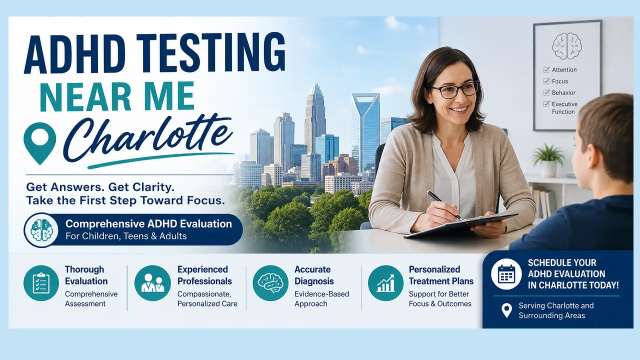 ADHD Testing Near Me Charlotte