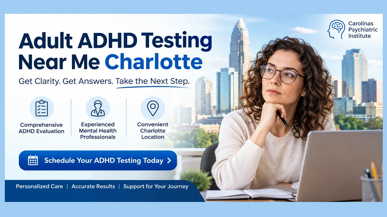 Adult ADHD Testing Near Me Charlotte