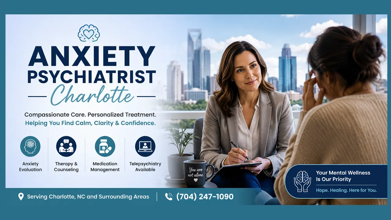 Anxiety Psychiatrist Charlotte