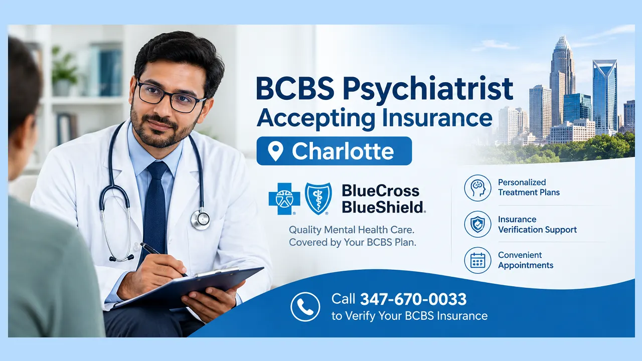 BCBS Psychiatrist Accepting Insurance Charlotte