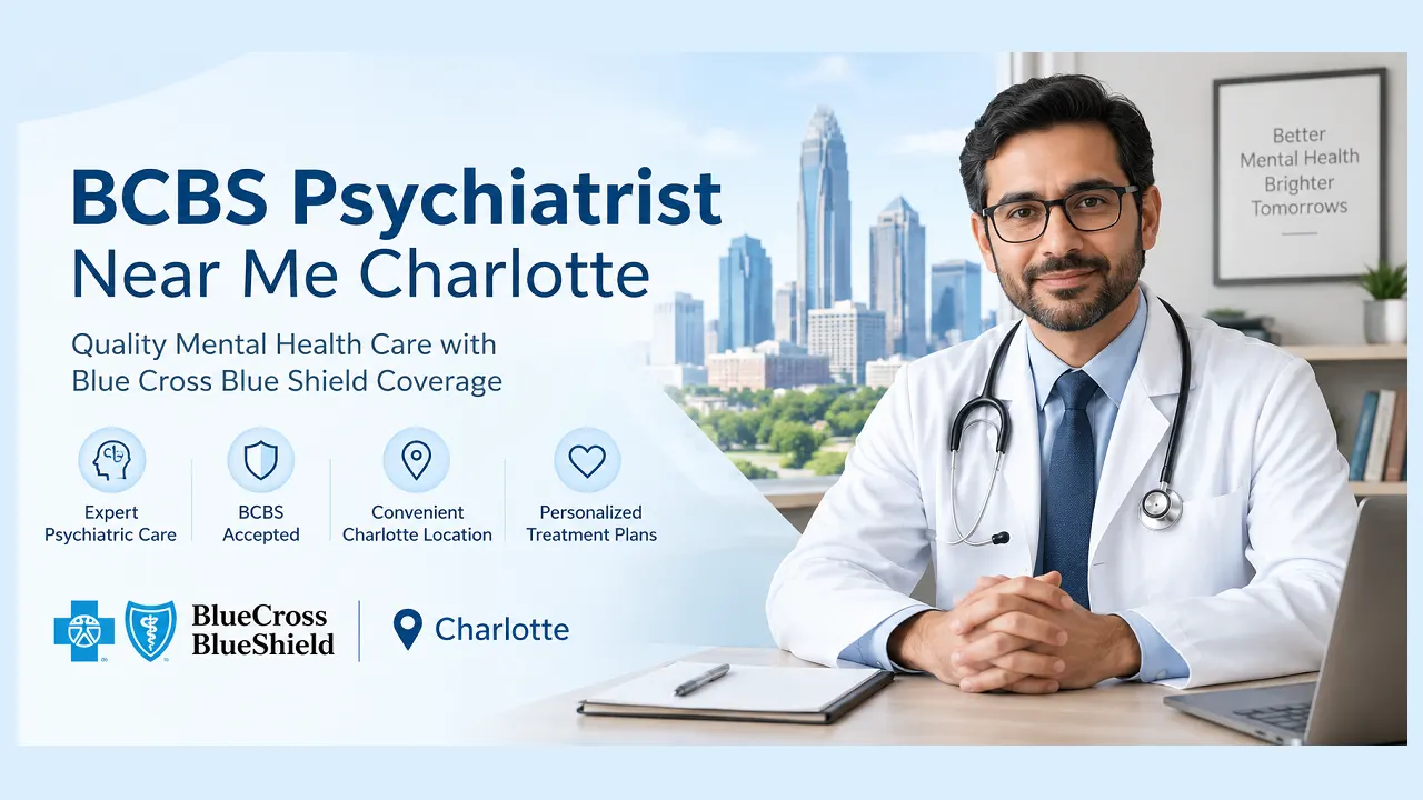 BCBS Psychiatrist near me Charlotte
