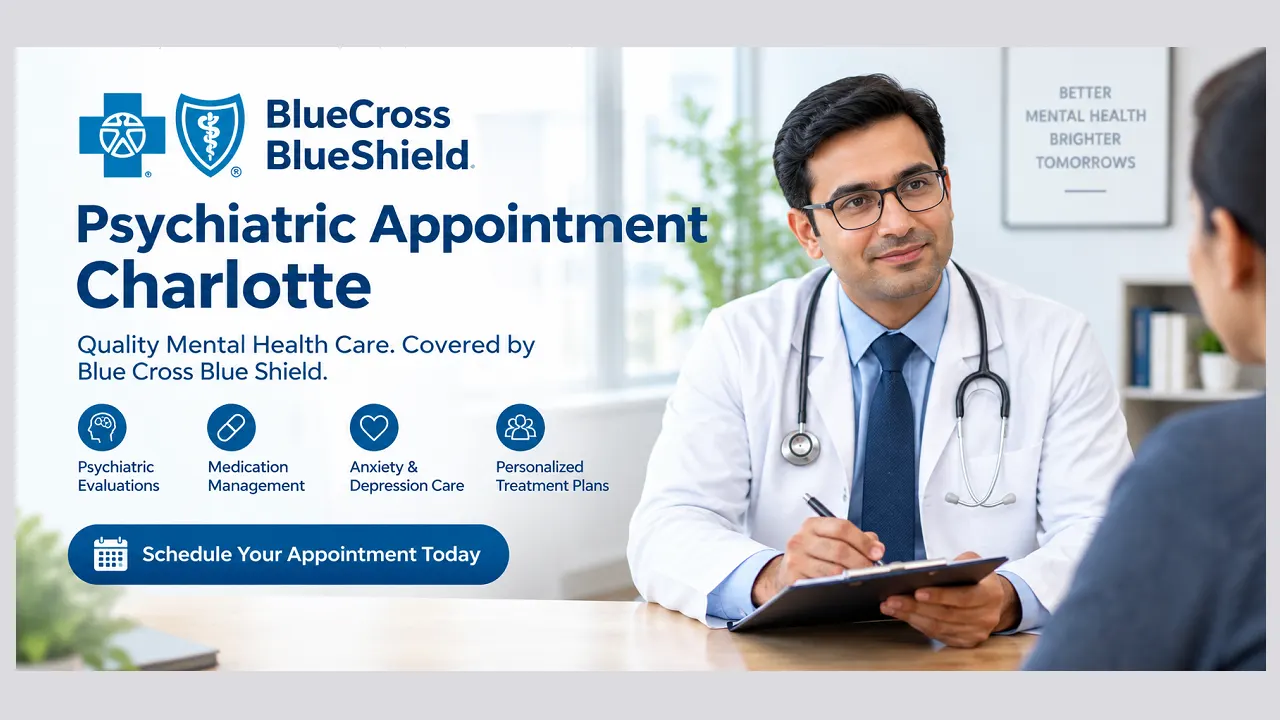 Blue Cross Blue Shield Psychiatric Appointment Charlotte