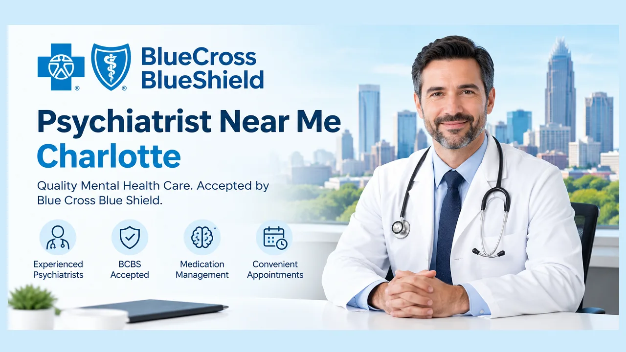 Blue Cross Blue Shield Psychiatrist near me Charlotte