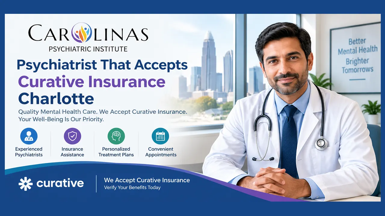 Psychiatrist That Accepts Curative Insurance Charlotte